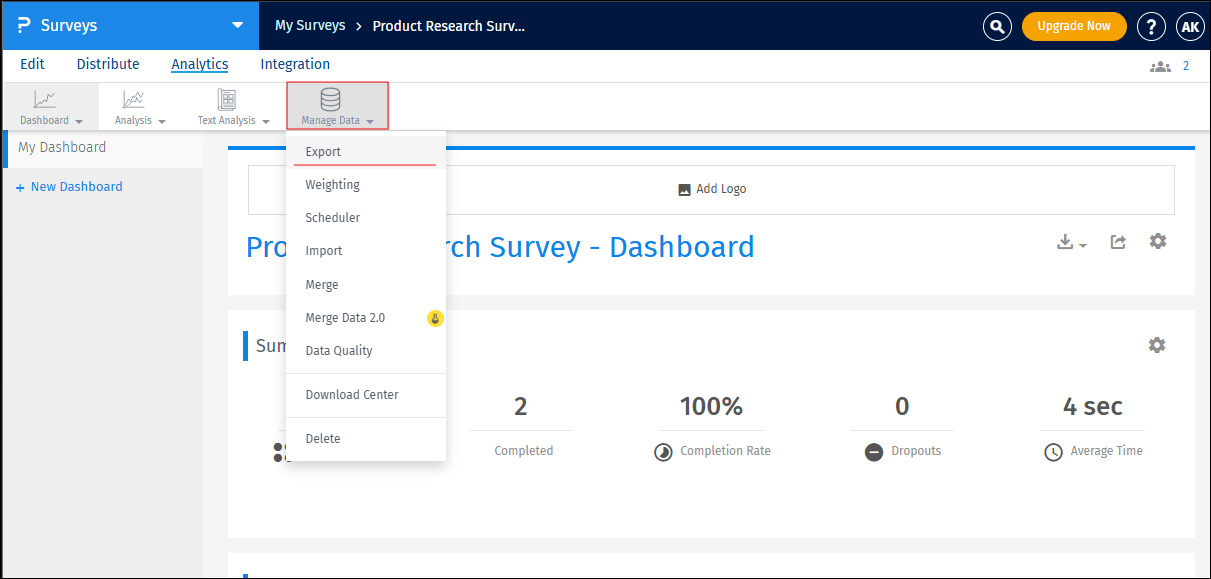 Survey Software Help Image