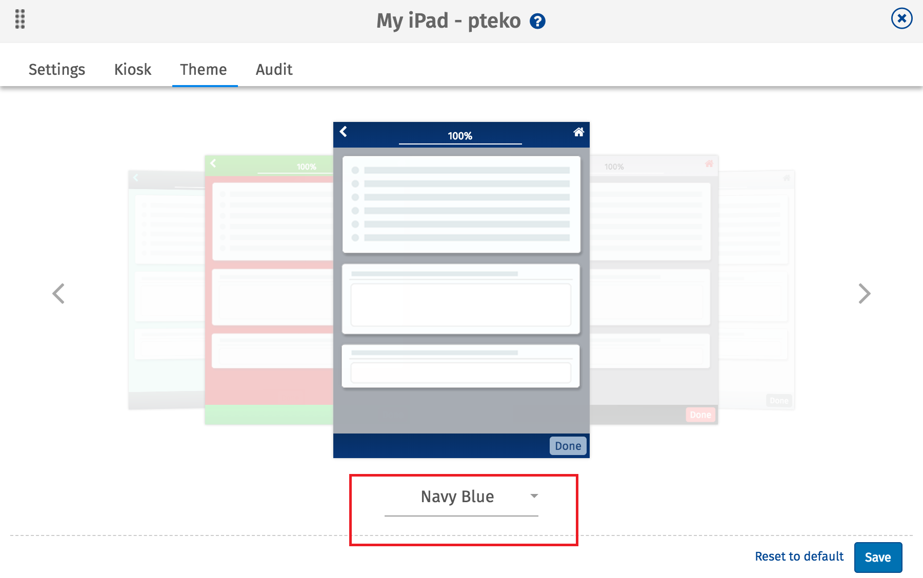 Offline App - Themes | QuestionPro Help Document