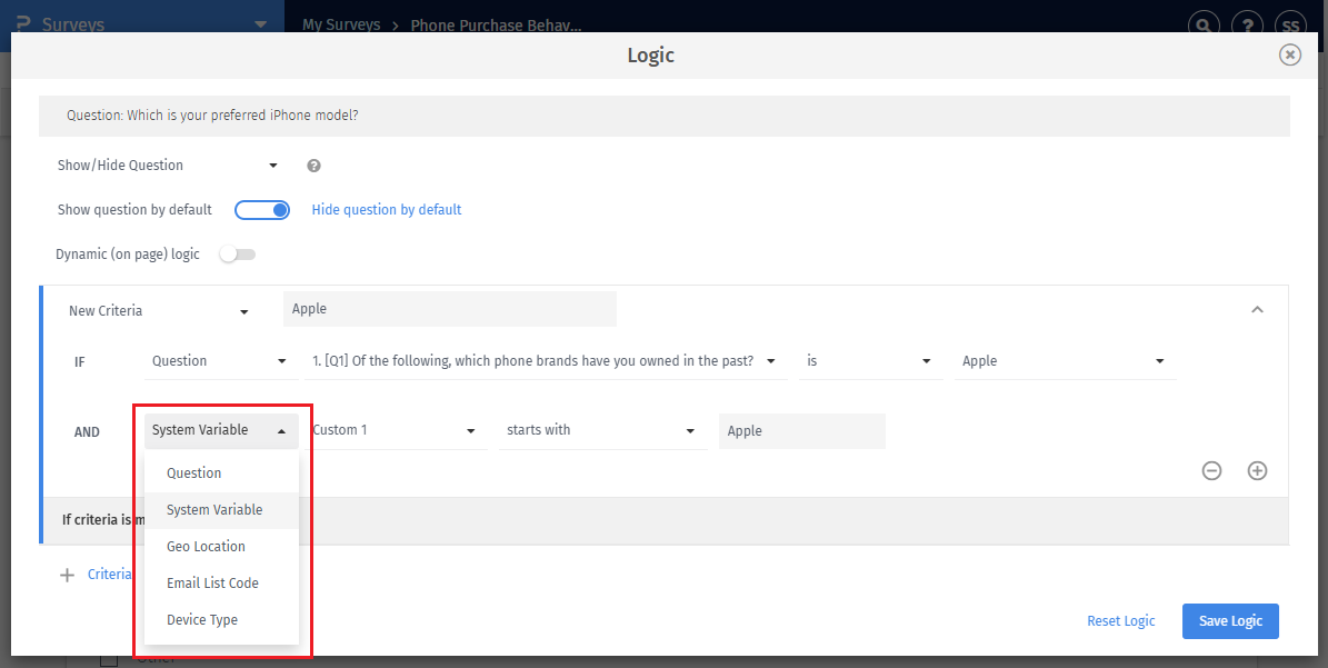Survey Software Help Image