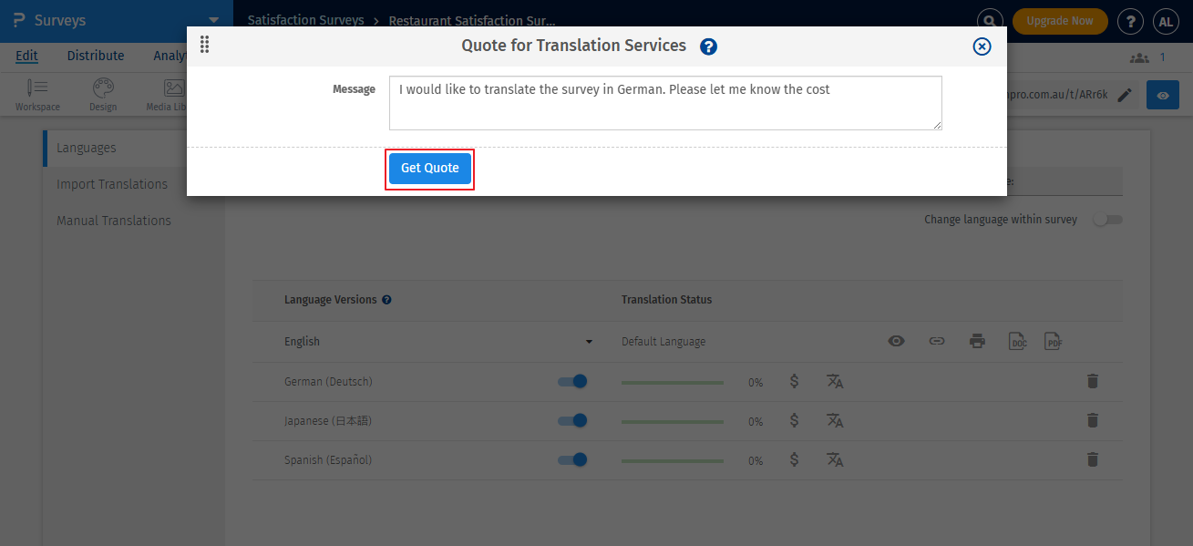 Survey Software Help Image