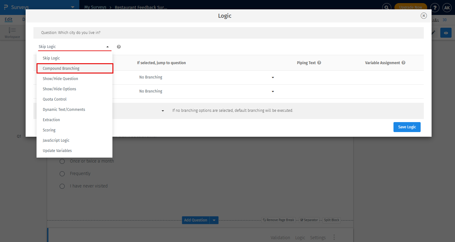 Survey Software Help Image