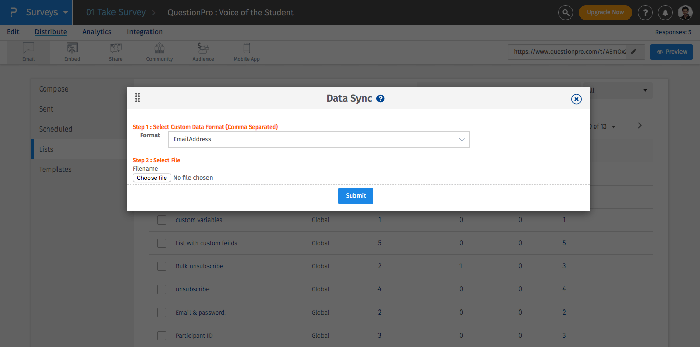 Survey Software Help Image