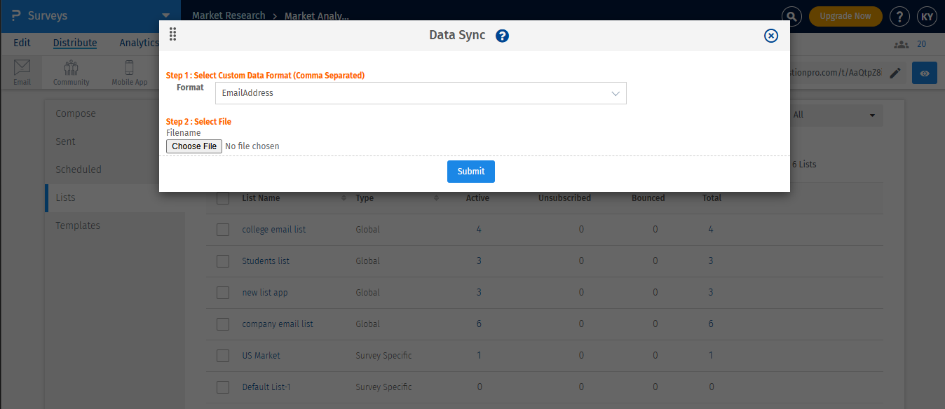 Survey Software Help Image