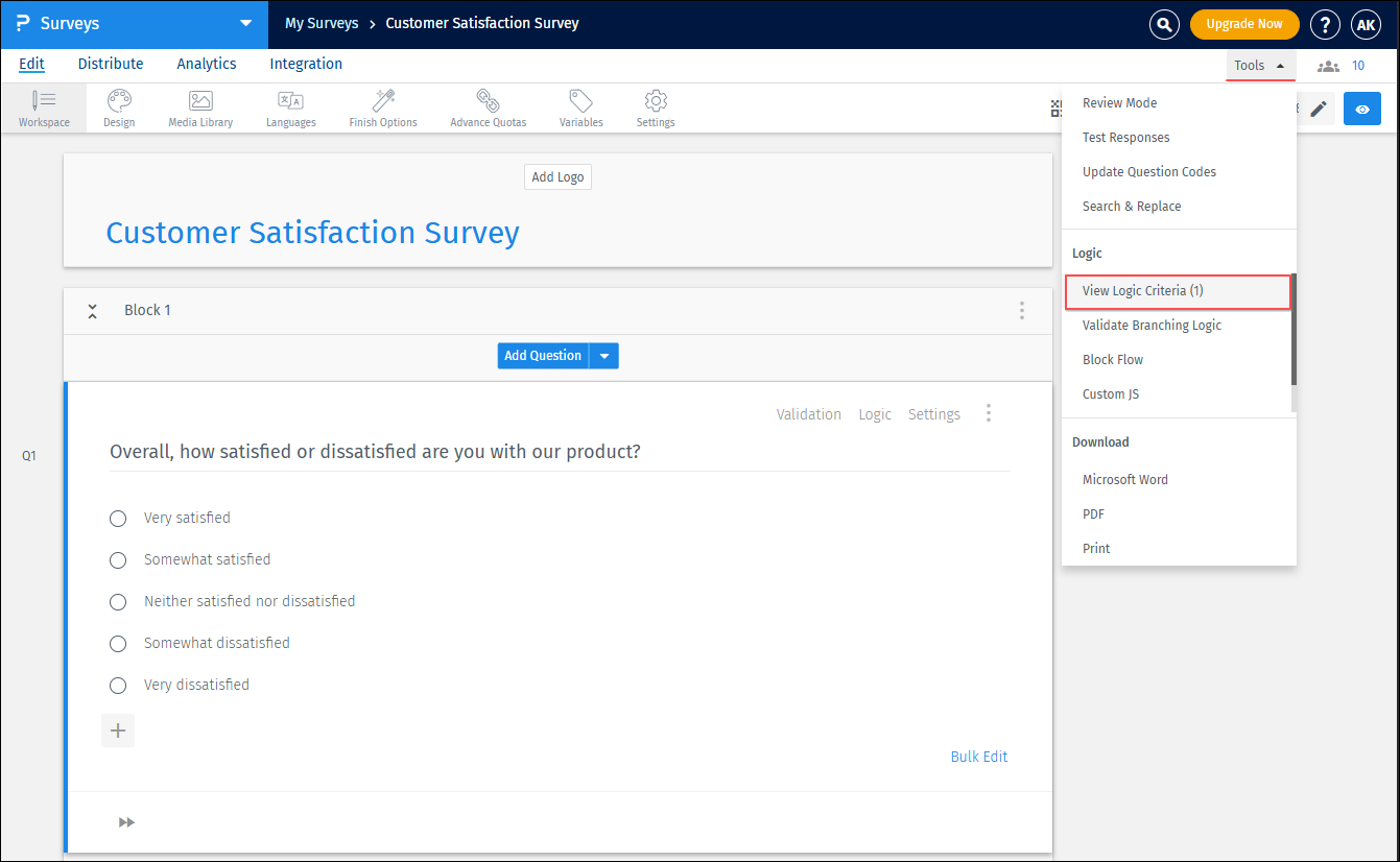 Survey Software Help Image