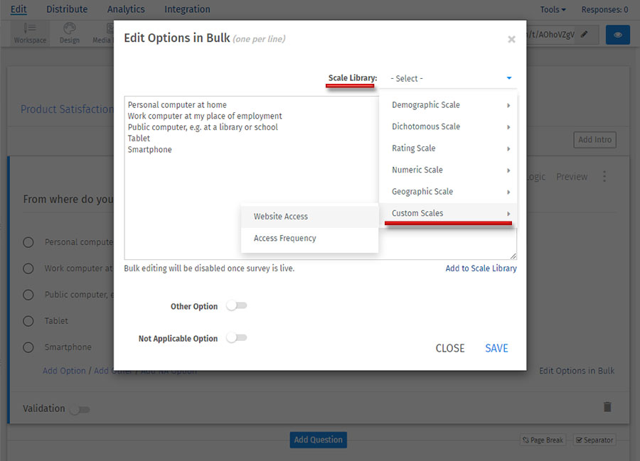 Survey Software Help Image