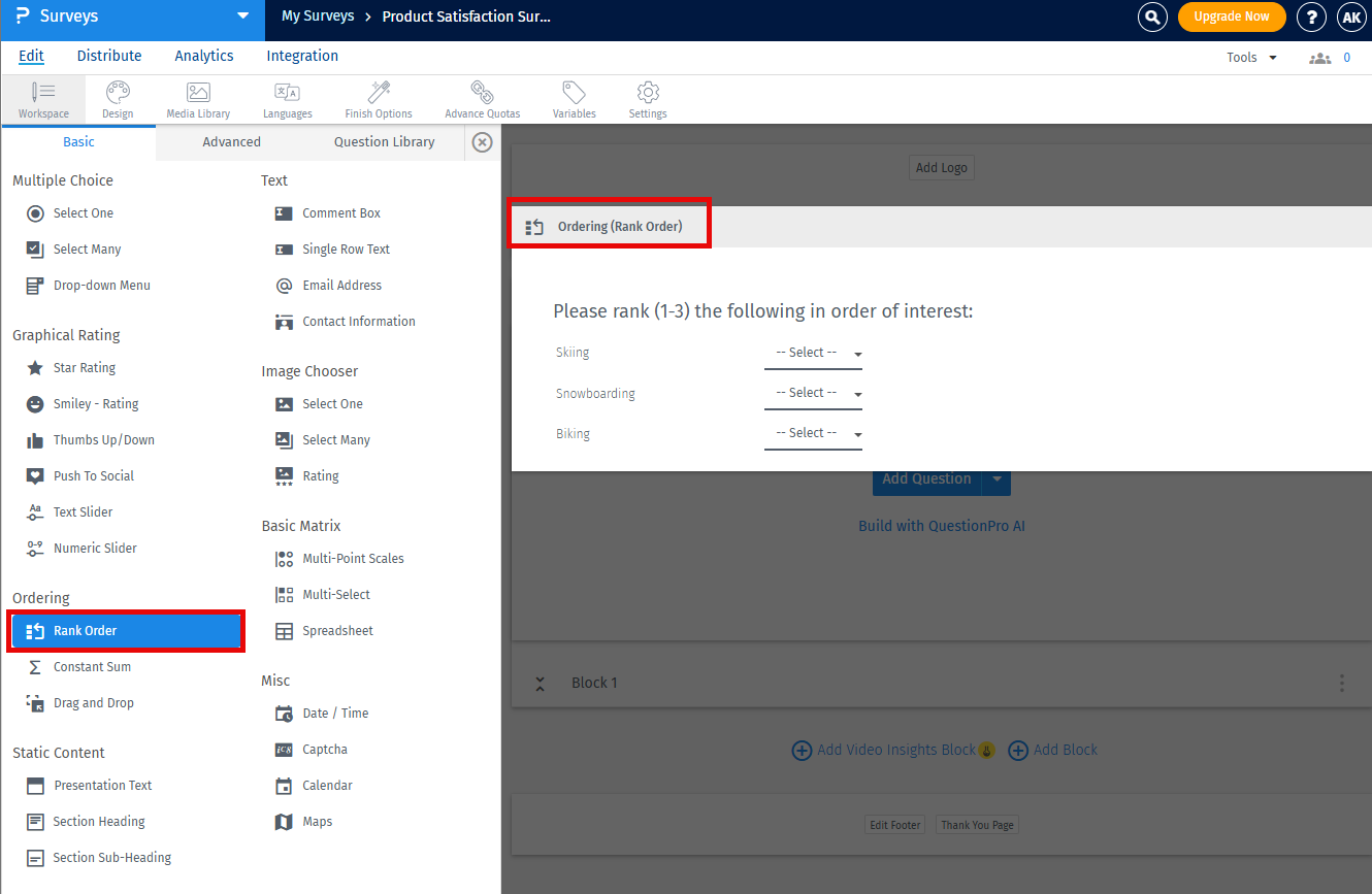 Survey Software Help Image