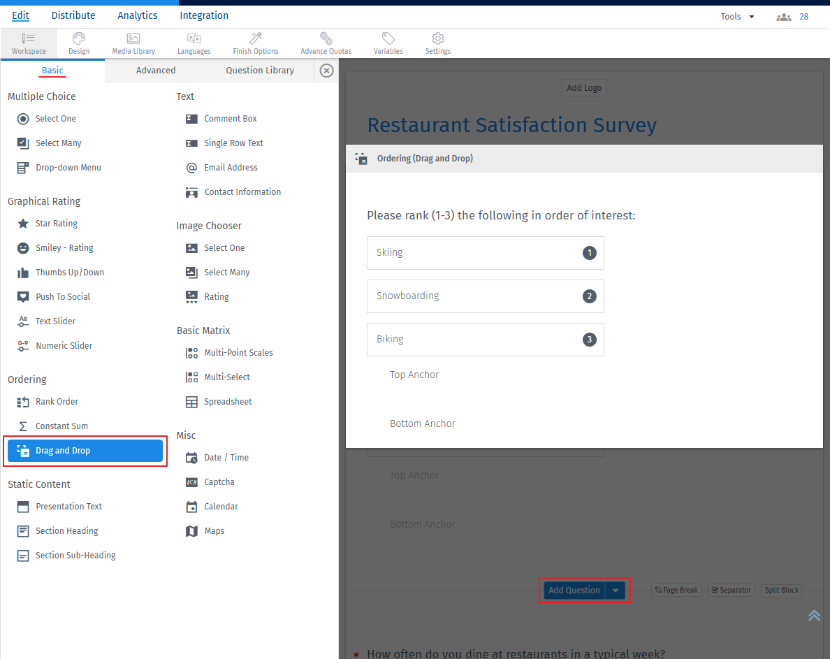 Survey Software Help Image