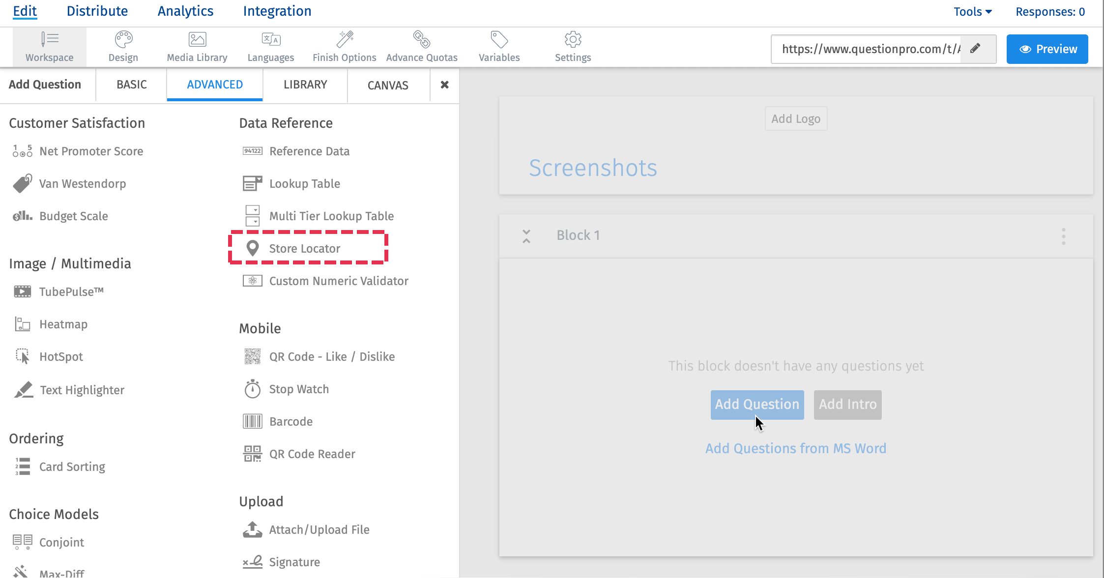 Survey Software Help Image