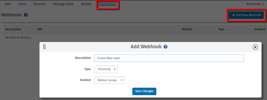 Webhook | QuestionPro Centro de Ayuda