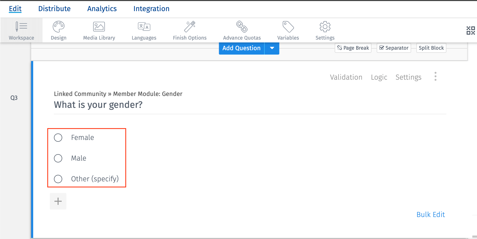 Survey Software Help Image