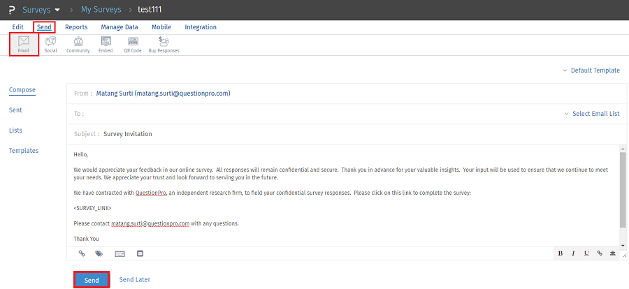Survey Software Help Image