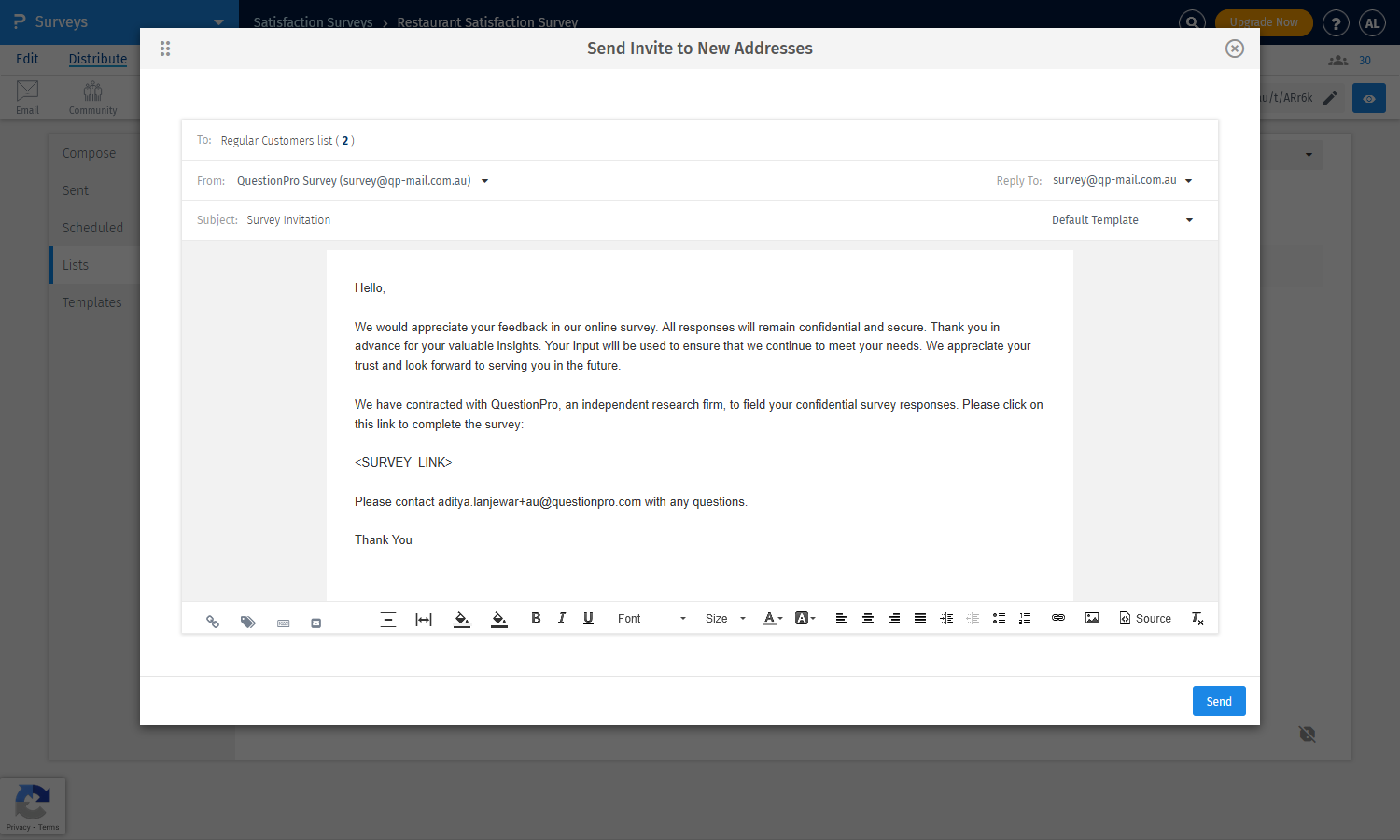 Survey Software Help Image