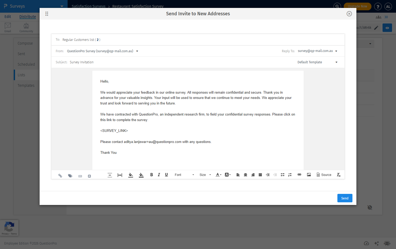 Survey Software Help Image