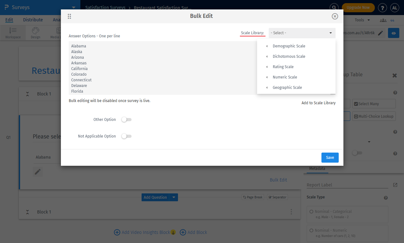 Survey Software Help Image