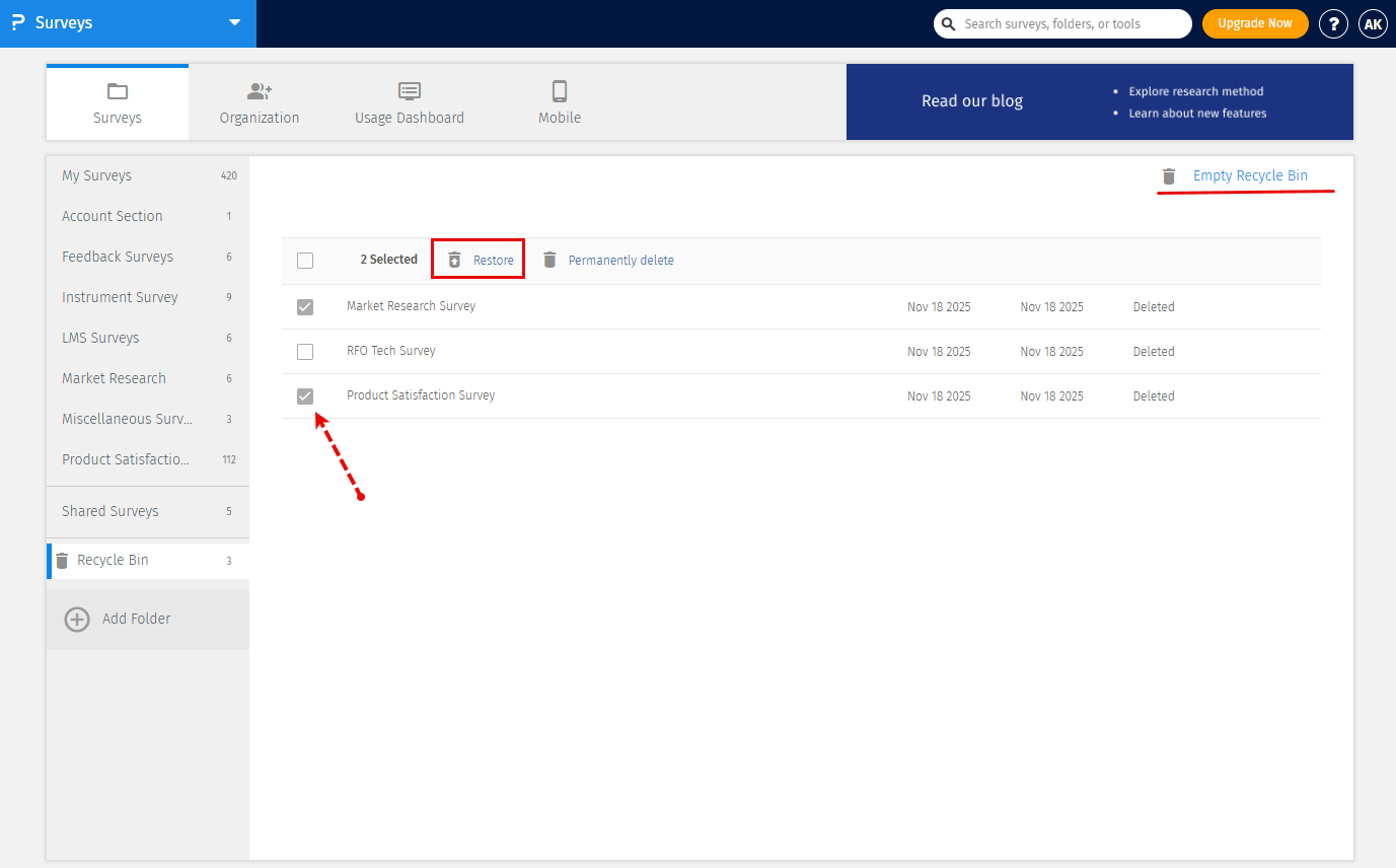 Survey Software Help Image
