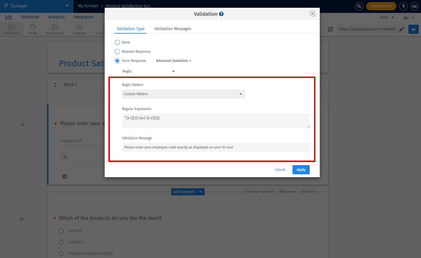 Survey Software Help Image