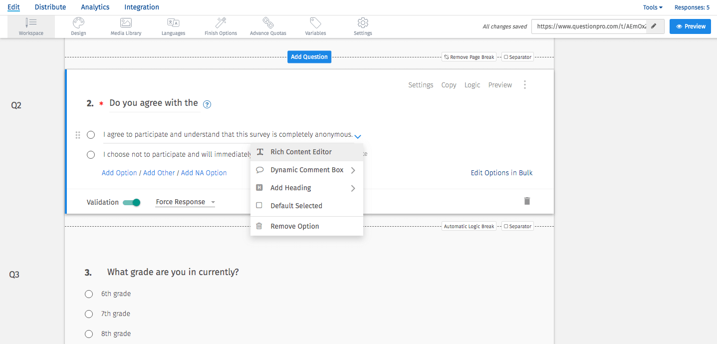Survey Software Help Image
