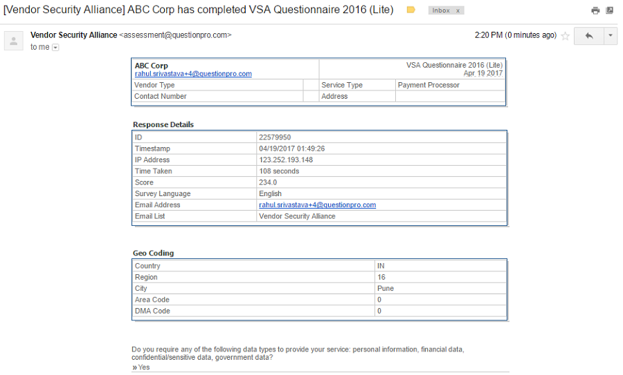 Survey Software Help Image