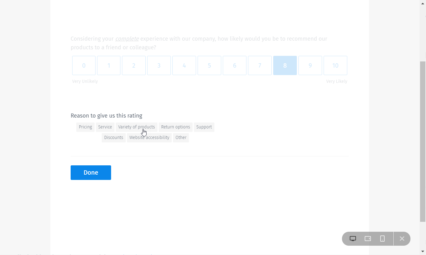 Survey Software Help Image