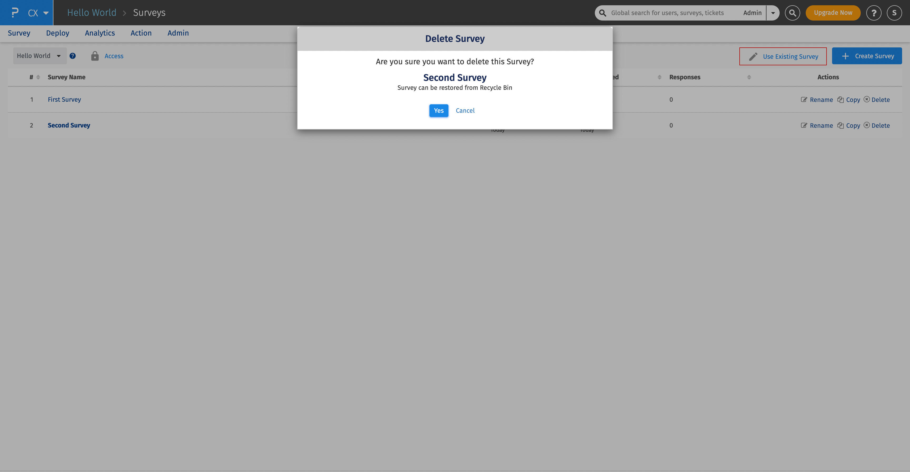 Survey Software Help Image