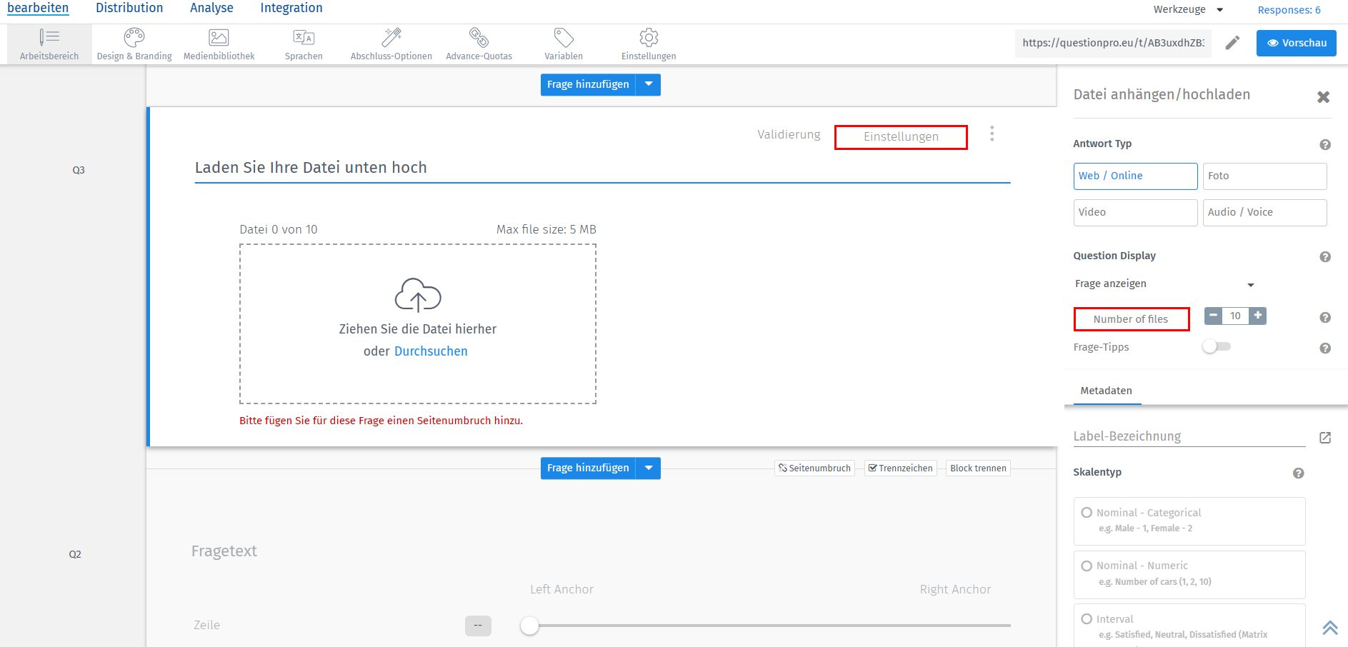 Survey Software Help Image