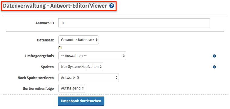 Survey Software Help Image