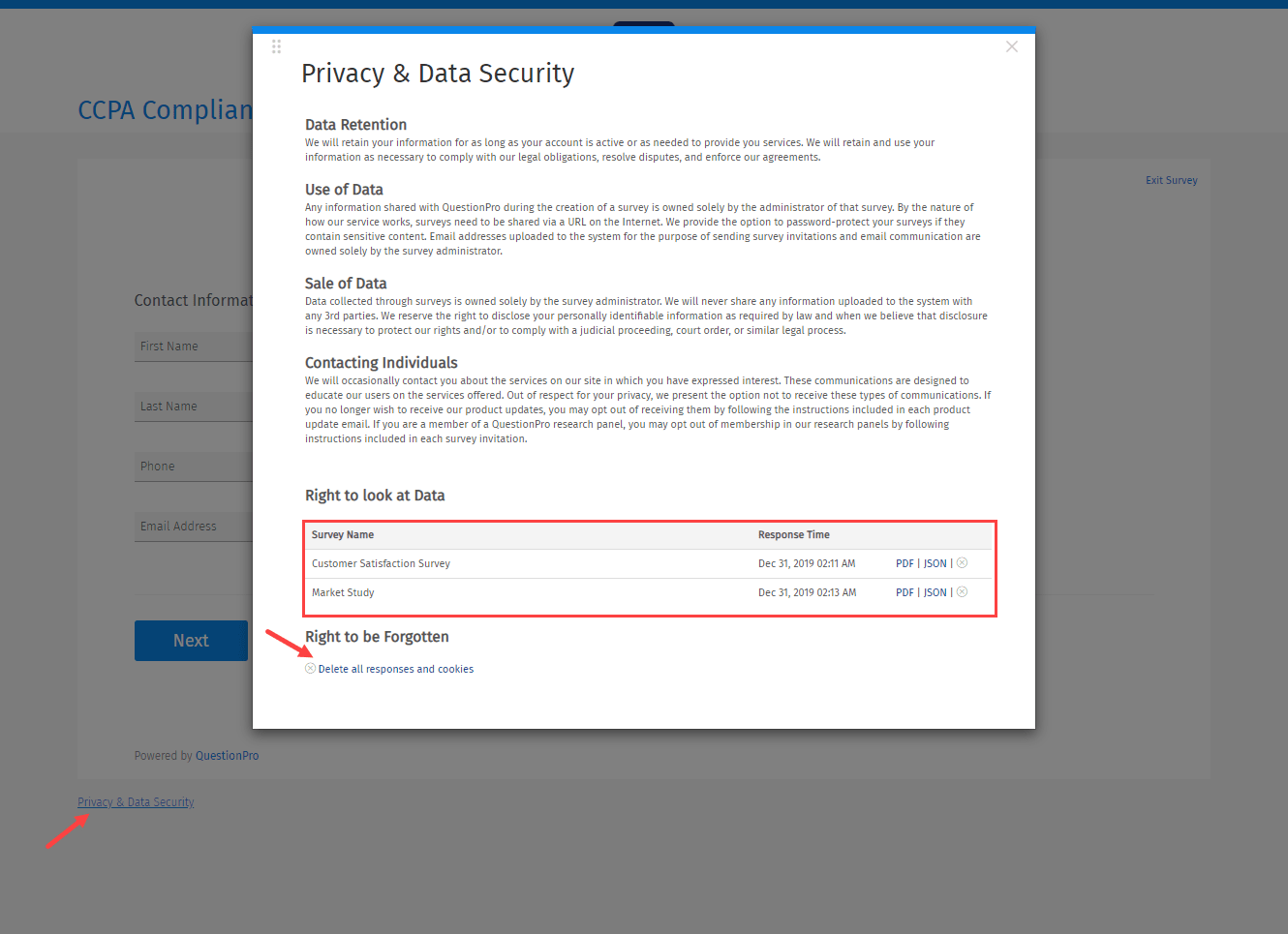 Survey Software Help Image