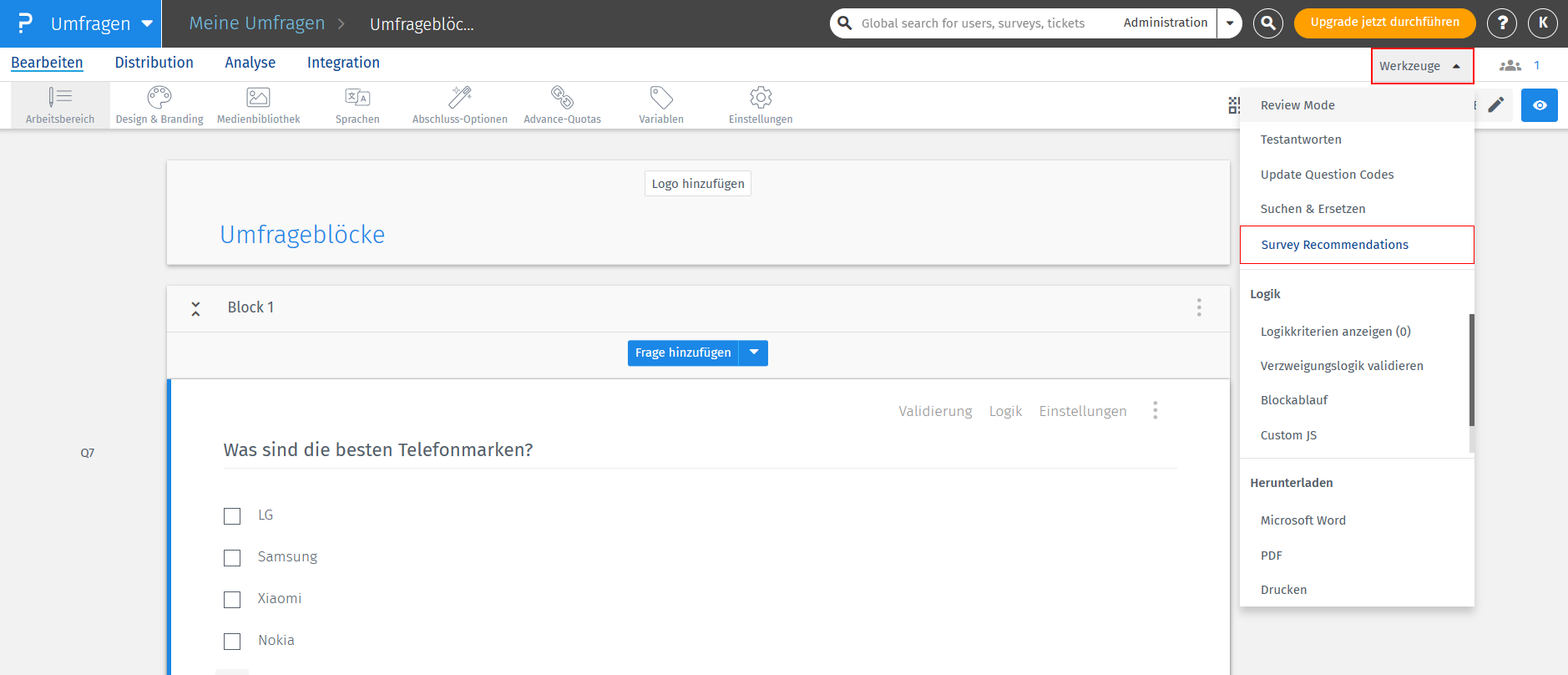 Survey Software Help Image