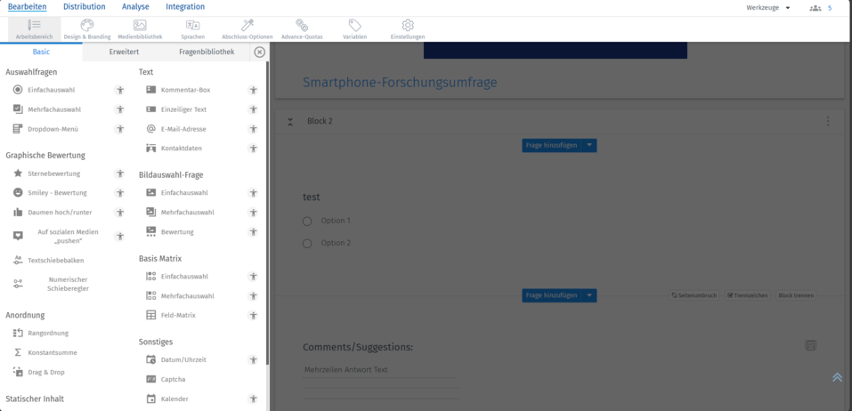 Survey Software Help Image