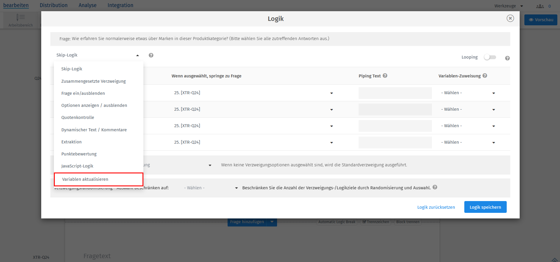 Survey Software Help Image