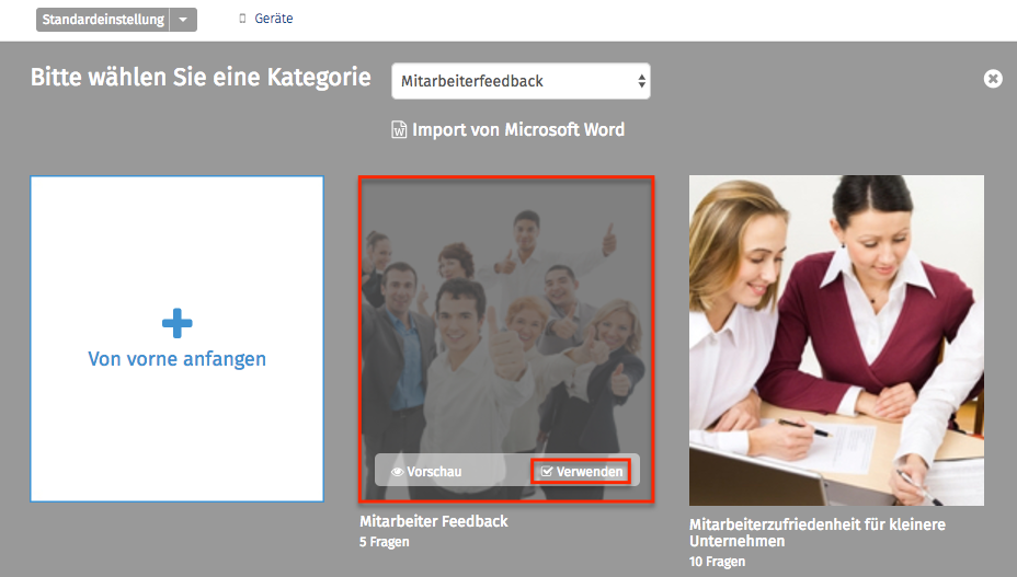 Survey Software Help Image