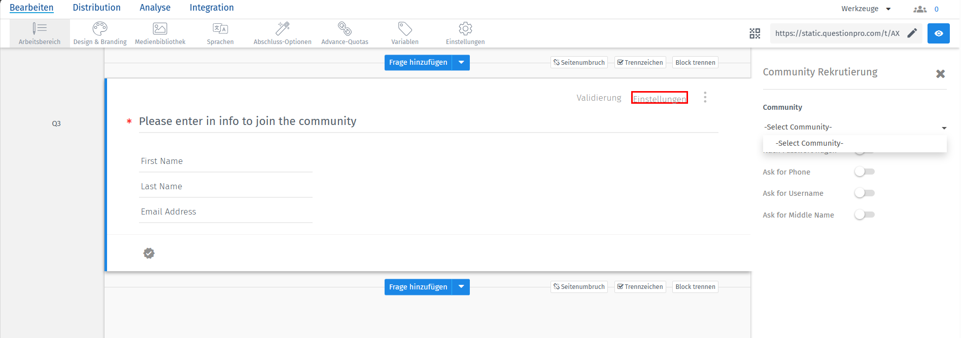 Survey Software Help Image