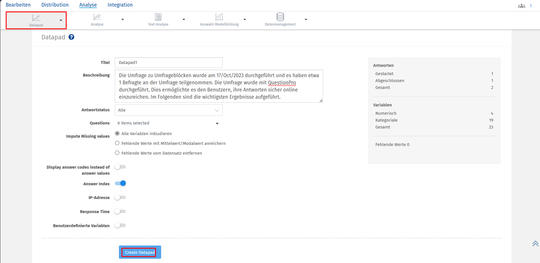 Survey Software Help Image
