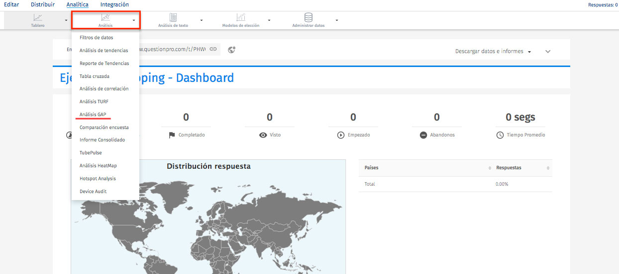 Análisis de GAP - ¿Cómo funciona? | QuestionPro Centro de Ayuda