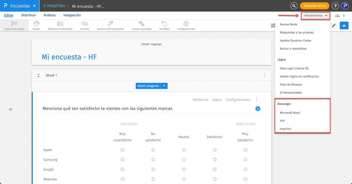 Survey Software Help Image