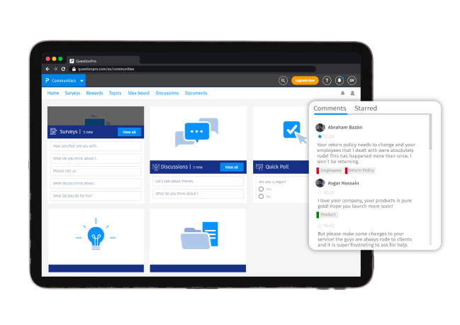 comunidades online para investigación de mercados