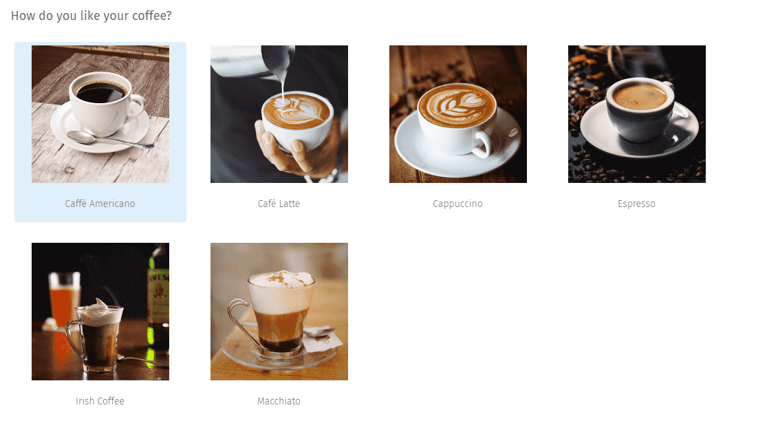 Survey Questions - Image Chooser Type Survey Question