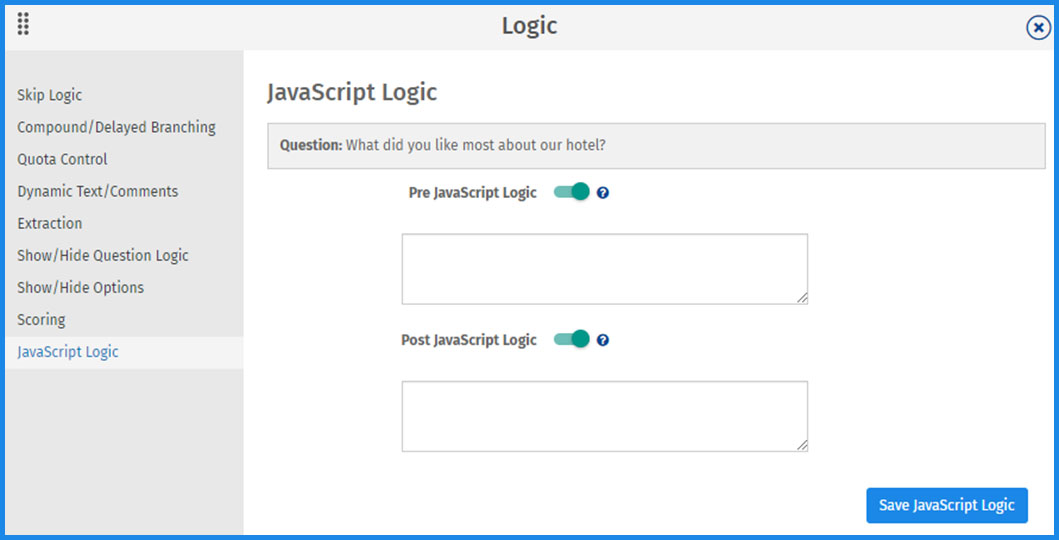 survey-programming-Javascript-logic