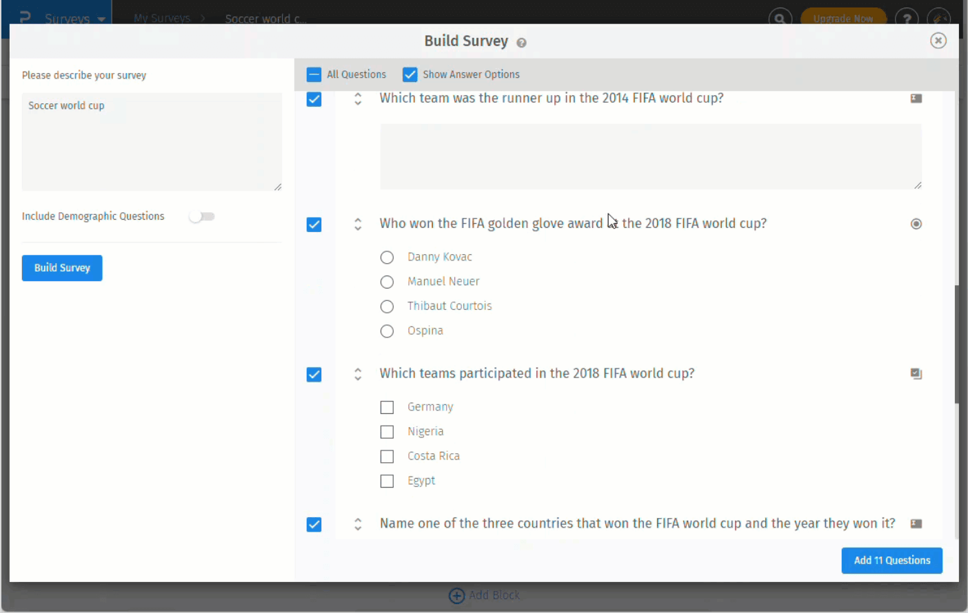 QxBot-Survey