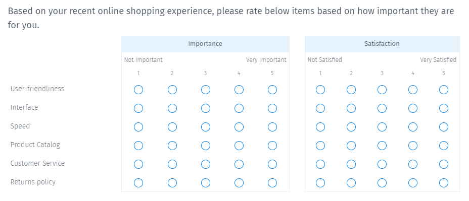 questionnaire format for survey