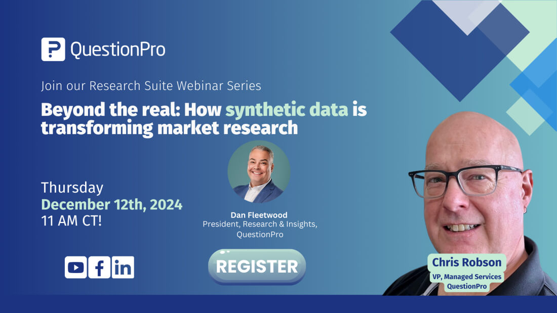 Synthetic data market research