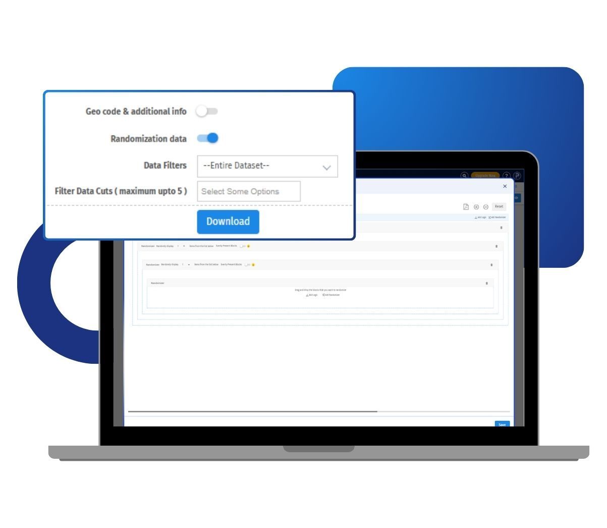 A/B test surveys