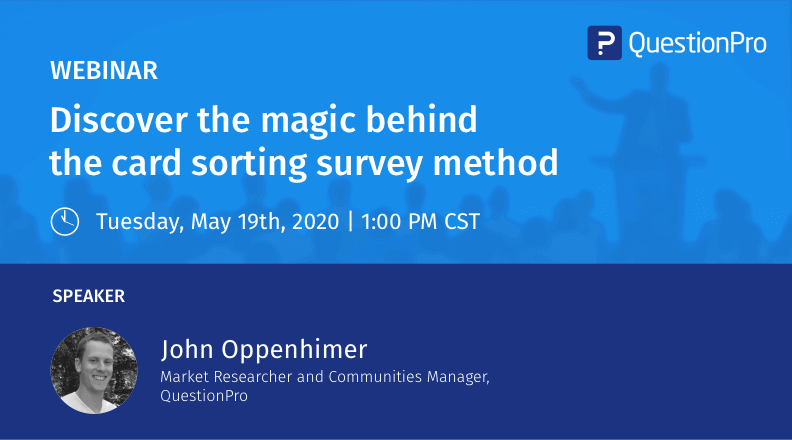 card sorting survey method