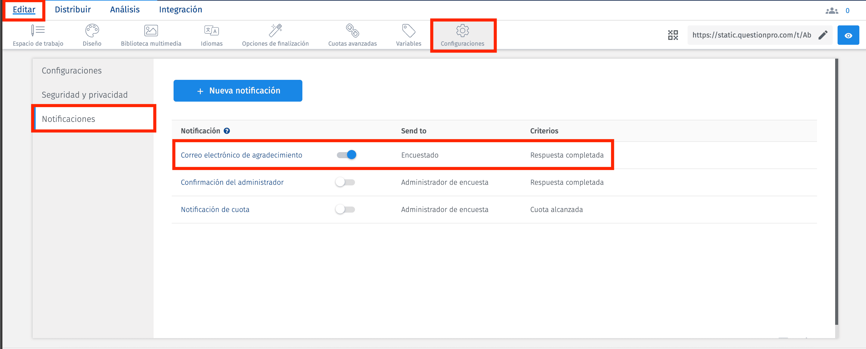 Automated-thank-you-email-survey