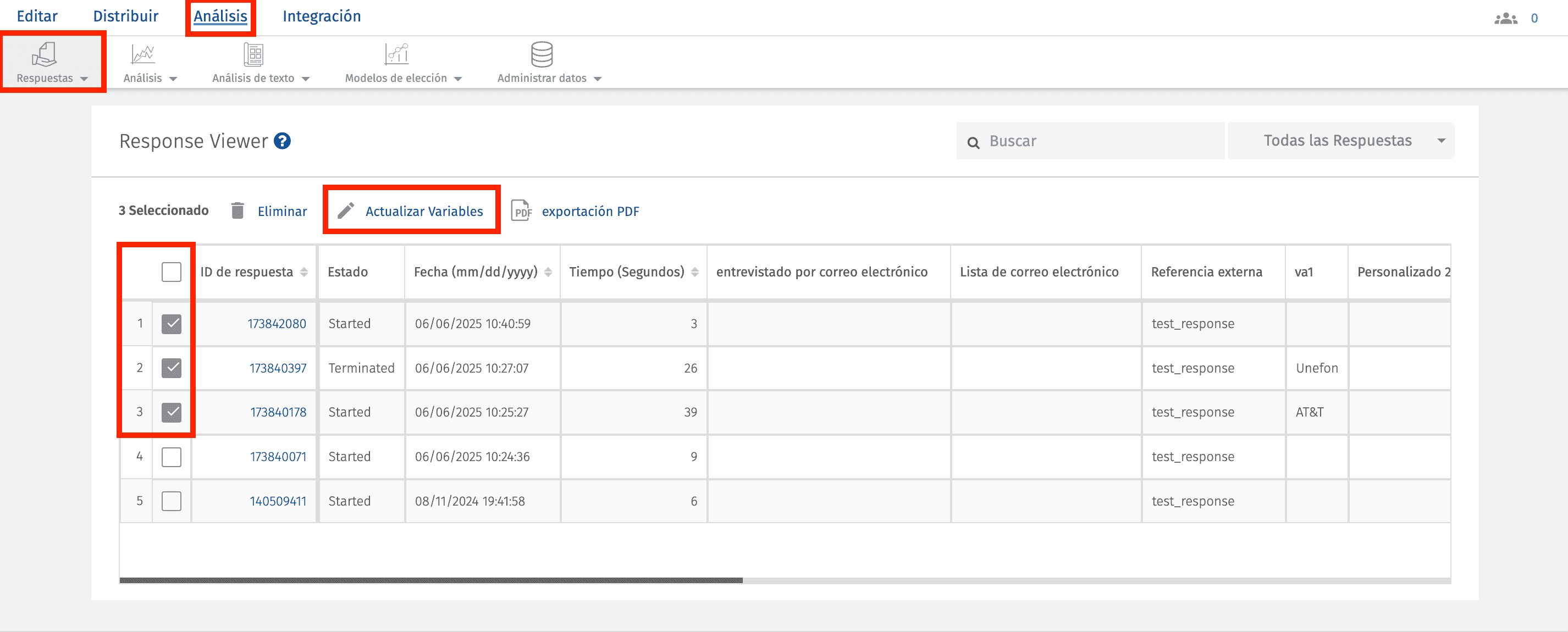 Análisis de correlación