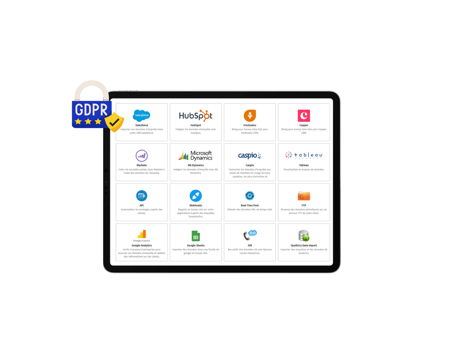 Survey software with integrations for business