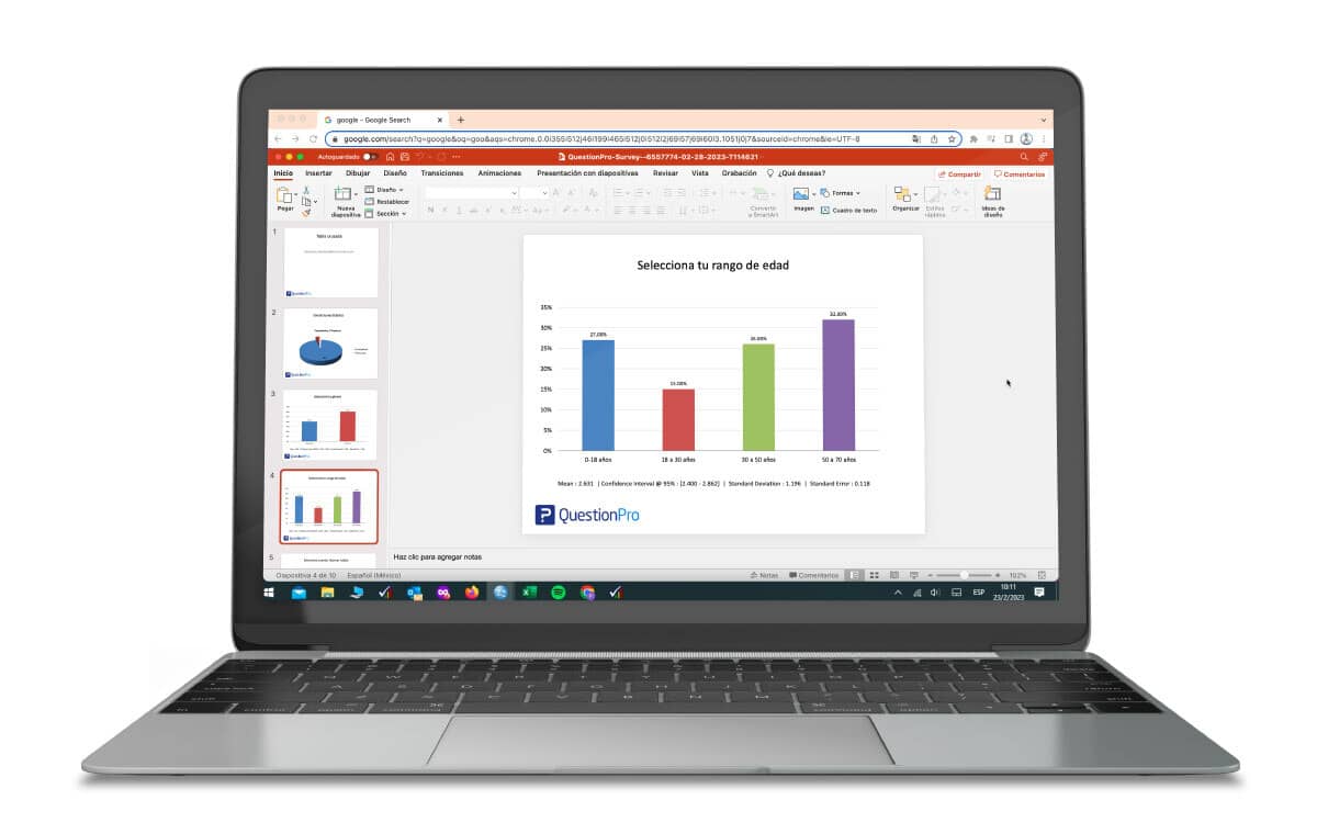 ejemplo de informe en ms powerpoint