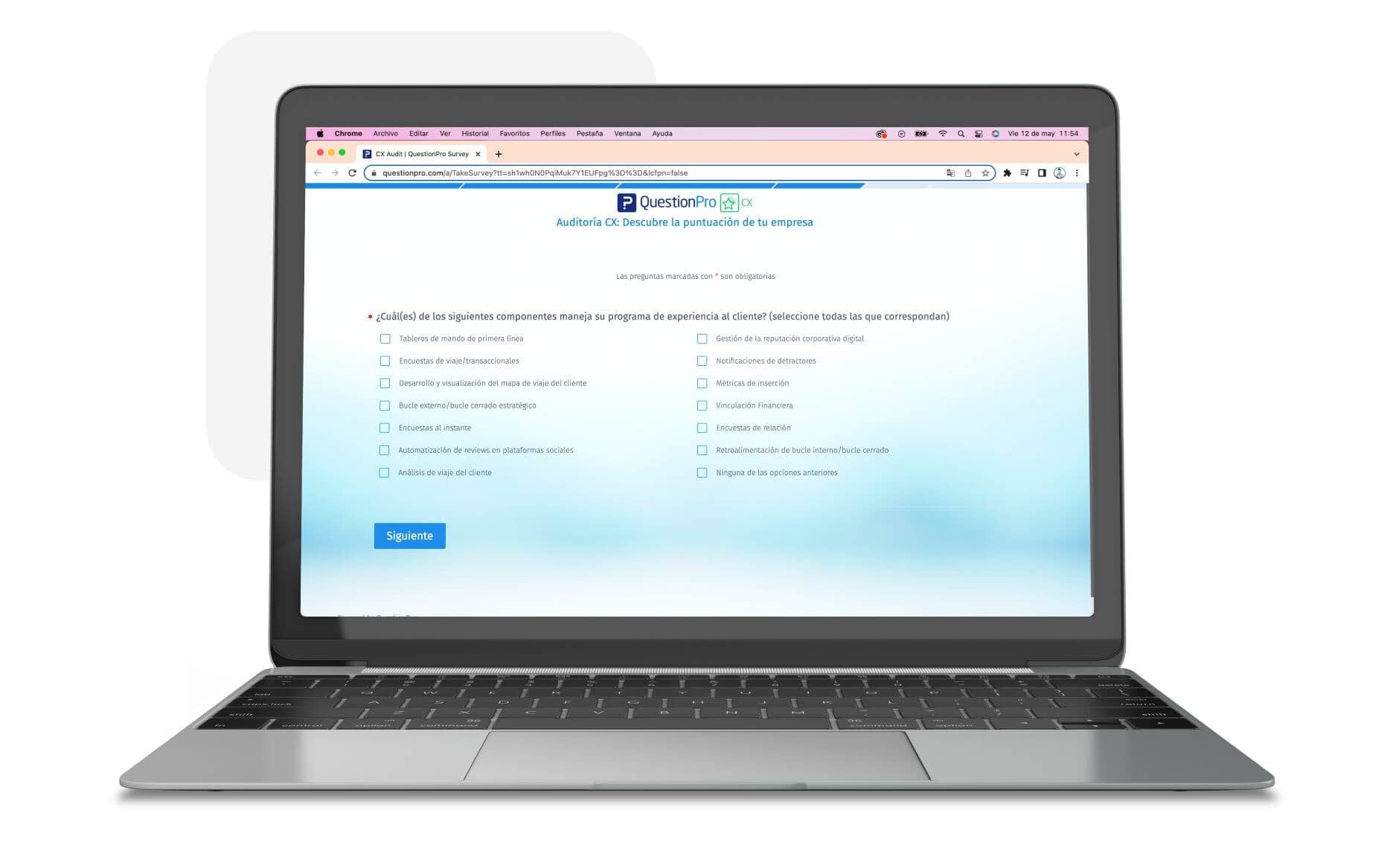 puntuación experiencia del cliente